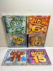 6 CD Lot - Now That's What I Call Music 5, 6, 7, 10, 11, 15 FREE SHIPPING - Picture 1 of 4