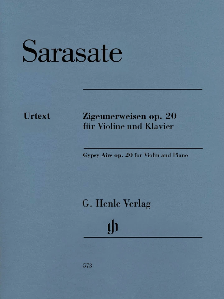Sarasate Gypsy Airs Op 20 Violin & Piano Classical Sheet Music Henle Urtext Book - Image 1 of 1