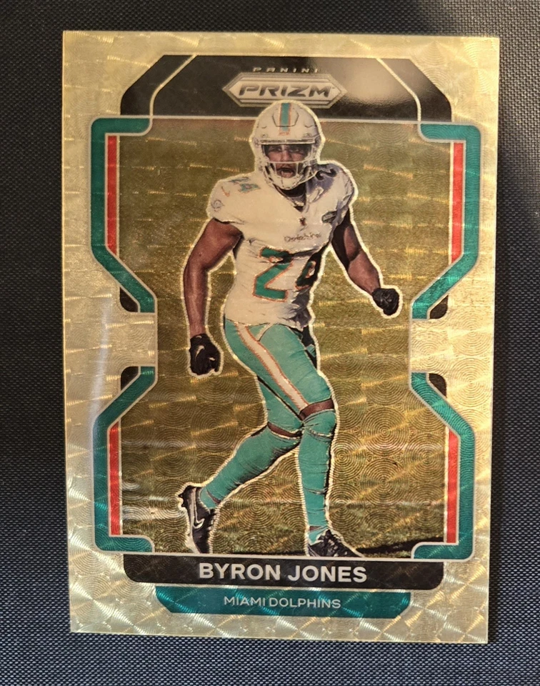 2021 Panini Prizm #110 Byron Jones Gold Vinyl #/5 - Image 1 of 2