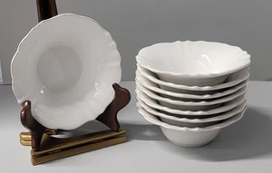 David Tutera White Matra Suppen-/Müslischalen gewellter Rand TOP - Bild 1 von 8