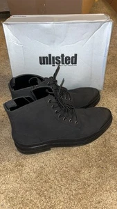 Kenneth Cole Unlisted Peyton Chukka Herren Freizeit Schwarz Stiefel Größe 13 M - Bild 1 von 8