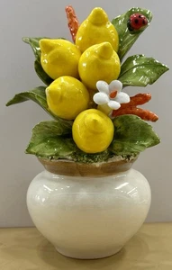 Capodimonte Porzellan - 6’’ Zitronenpflanze Napoli - Italien - Bild 1 von 4
