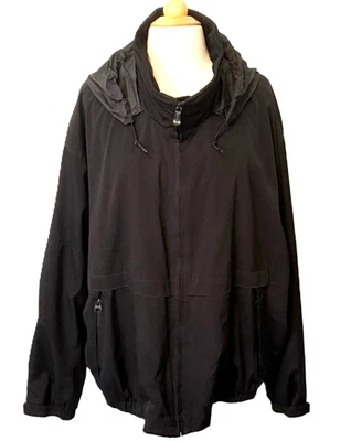 Abrigo de Invierno Pacific Trail Impermeable Forrado Chaqueta 2XL Negro Capucha Gorpcore Foto 1 de 4