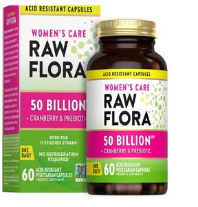 Nature's Truth Raw Flora Probiotics for Women | 50 Billion CFU | 60 Capsules - Picture 1 of 6