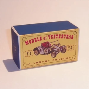 Matchbox Lesney Yesteryear 2 b Renault 1911 D1 Style Repro Box - Picture 1 of 4
