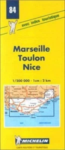 Mapa De Marsella/Toulon/Niza: Francia Tapa Dura Michelin Publicaciones De Viaje - Imagen 1 de 2