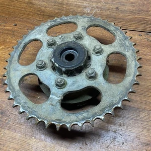 1982 SUZUKI SP 500 DR500 Cush Drive Rear Wheel  Sprocket Hub Assembly OEM B5A - Imagen 1 de 9