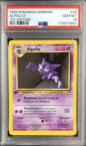 Alpollo 29/102 - Basis-Set - 1. Edition - PSA 10 - Pokémon - Picture 1 of 4