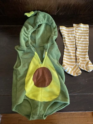 Adorable disfraz de Halloween de aguacate de lana para niños pequeños 18-24 meses Foto 1 de 4