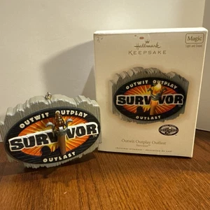 Hallmark Keepsake Ornament Survivor Outwit Outplay Outlast 2009 - Imagen 1 de 11