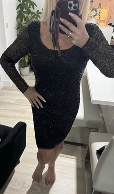 Next Sequin Cocktail Dress Size 10 - Image 1 of 4