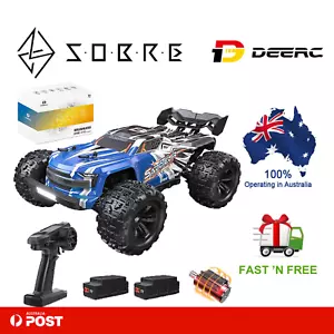 DEERC H16E Brushless Racing Remote Control Car 1:16 Scale 4X4 RC Monster Truck - Picture 1 of 7
