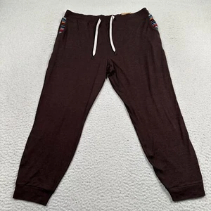NWT Wowie Kozie Jogger Sweatpants Womens Large Drawstring Stretch Lounge Brown - Picture 1 of 12