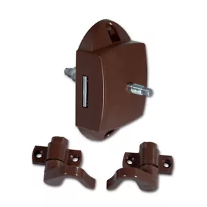 Push-Lock unilaterale marrone con ganci - Foto 1 di 3