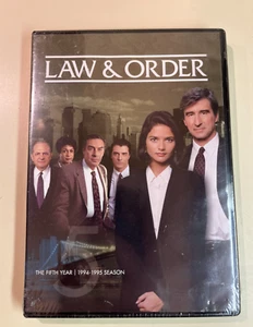 New Old Stock- Law and Order The Fifth Year Season 5 DVD, 1994-1995, 23 Episodes - Picture 1 of 3