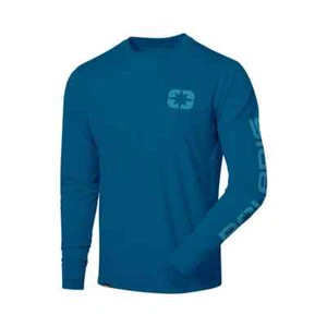 POLARIS Men's Long Sleeve Performance Tee T-Shirt - XXL 2XL - Blue - NEW - Picture 1 of 1