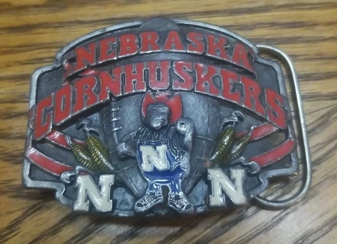 Limited Edition 1993 Nebraska Cornhuskers Belt Buckle Cover