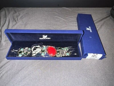 RARO NUEVO Sin Usar SWAROVSKI NOVA FIRMADO Pulsera Cristal Mariposa Cóctel  Foto 1 de 4