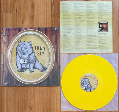 TONY SLY Sad Bear YELLOW VINYL LP /550 no use for a name nofx lagwagon rancid - Image 1 of 2
