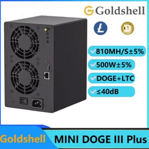 Goldshell Mini DOGE III Plus Asic Miner 810MH/S 500W LTC&Doge Coin Miner - Picture 1 of 6