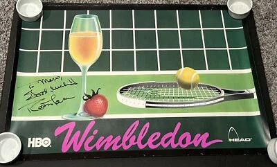 Wimbledon Tennis HBO Signed Autograph Poster Print - Image 1 of 4