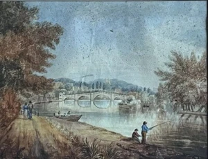 19th C W/C ~ A rare & early depiction of  Richmond - Hearne / De Wint style AF - Picture 1 of 13