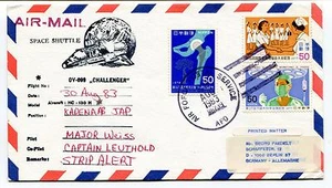 1983 Air Mail Space Shuttle Challenger Air Force Postal Service Space Cover - Picture 1 of 1