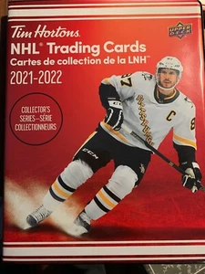 2021-22 UD TIM HORTONS NHL HOCKEY CARDS COMPLETE MASTER SET + ALBUM - 270 CARDS - Picture 1 of 10