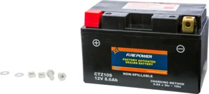 Suzuki 2006-09 Quadracer 450 FirePower Sealed Factory-Activated Battery - CTZ10S - Picture 1 of 5