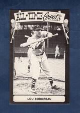 LOU BOUDREAU, Cleveland Indians | 1973-1980 TCMA All-Time Greats postcard E