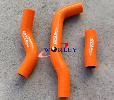 Для KTM 450SXF 450 SXF 2007-2009 2008 07 08 09 оранжевый силиконовый шланг радиатора набор - Изображение 1 из 4