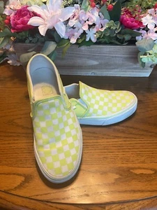 Vans 500714 Classic Slip-On Neon Gree UNISEX WM 9 Herren 7,5 sehr wenig getragen - Bild 1 von 9