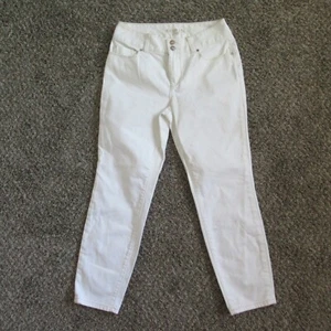 Jeans Boston Proper 10 tasche bianche denim vita media gamba dritta - Foto 1 di 15