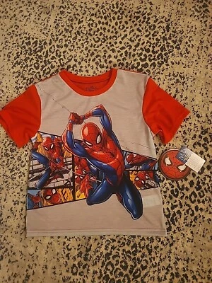 NUEVO CON ETIQUETAS Camiseta Manga Corta Niños MARVEL Spider-Man, Superman Talla 10 Foto 1 de 4