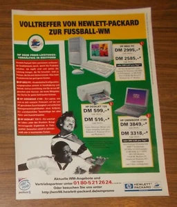 Seltene Werbung HEWLETT-PACKARD HP BRIO PC & OMNIBOOK 2100 Notebook WM '98 1998 - Bild 1 von 1