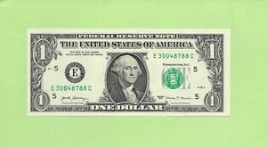 2017 ..UNCIRC $1 E 3004 8788 C .... 2017 $1 E-C NICE NOTE FRN - Bild 1 von 2