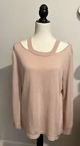 Calvin Klein Sweater Women’s. Size Large. Pale Pink/dusty rose - Picture 1 of 2