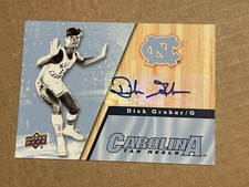Dick Grubar 2011 Upper Deck North Carolina Auto Short Print Tar Heels