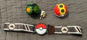 Pokémon Trainer Clip & Go Poké Ball Belt Set New - Picture 1 of 1
