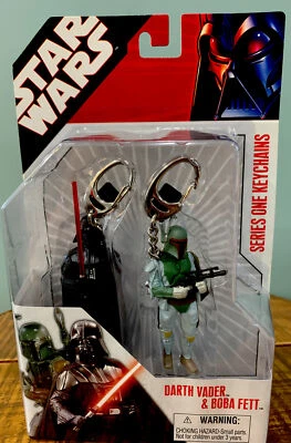 NIB Star Wars Series One Keychains 2007 Darth Maul & Qui-Gon Jinn Figurines#1875 - Image 1 of 4