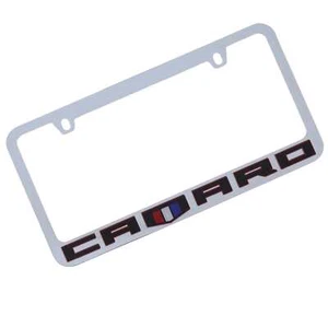 Chevrolet Camaro Logo License Plate Frame (Chrome) - Picture 1 of 4