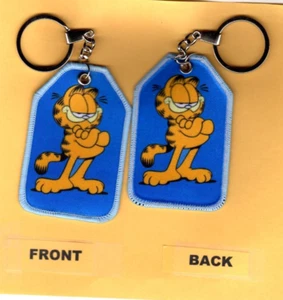 GARFIELD SUBLIMATION Key Chain APPROX SIZE 3.5X2.25" - Picture 1 of 1