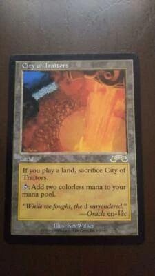 Mtg City Of Traitors English Version Sheet Magic the gathering Japan Import - Image 1 of 2