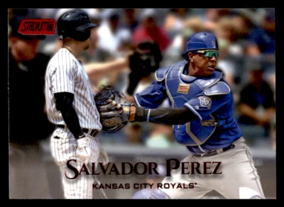 2019 Stadium Club Salvador Perez  Red Foil card #198 Kansas City Royals - Image 1 of 2