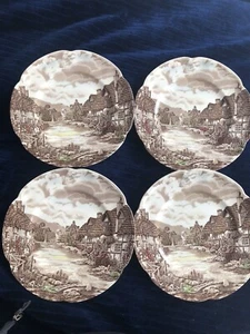 Set Of 4 Vintage Olde English Countryside Johnson Brothers 10" Dinner Plate - Picture 1 of 5