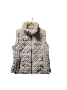 Chaleco acolchado Calvin Klein con cuello de felpa - XL para mujer - Imagen 1 de 12