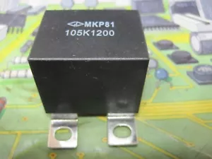 1pcs MKP81 105K1200 1UF 1.2KV Emerson absorbing capacitor filter - Imagen 1 de 2