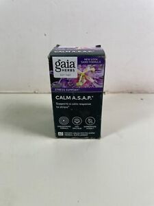 Gaia Herba CALM ASAP Stress Support Vegan Herbal Supplement 60 Capsules