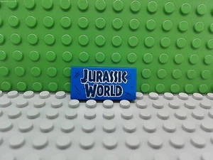 Lego 1 azul 2x4 azulejos impresos mundo jurásico - Imagen 1 de 1