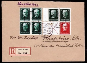 Dr-Zd W 25 + More Values, R-Letter Riding I.Angle 19.9.28 n. Strasbourg - Picture 1 of 2